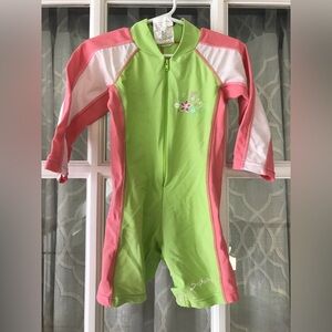 Sunbusters UPF 50+ sunsuit for girls size 12-18 months in good used condition.